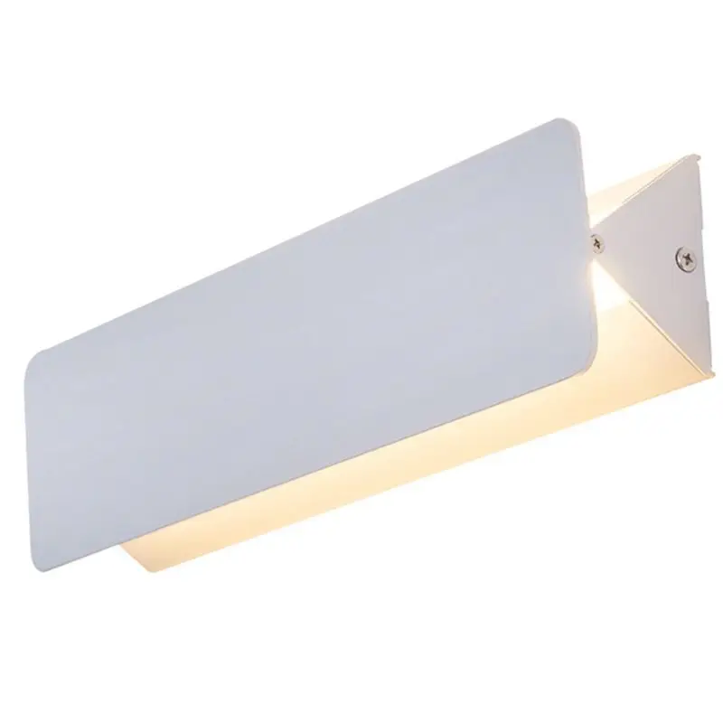 Aluminum Alloy LED Wall Lamp Adjustable Angle Indoor Wall Light Living Room Bedroom Vanity Mirror Bedside Lights