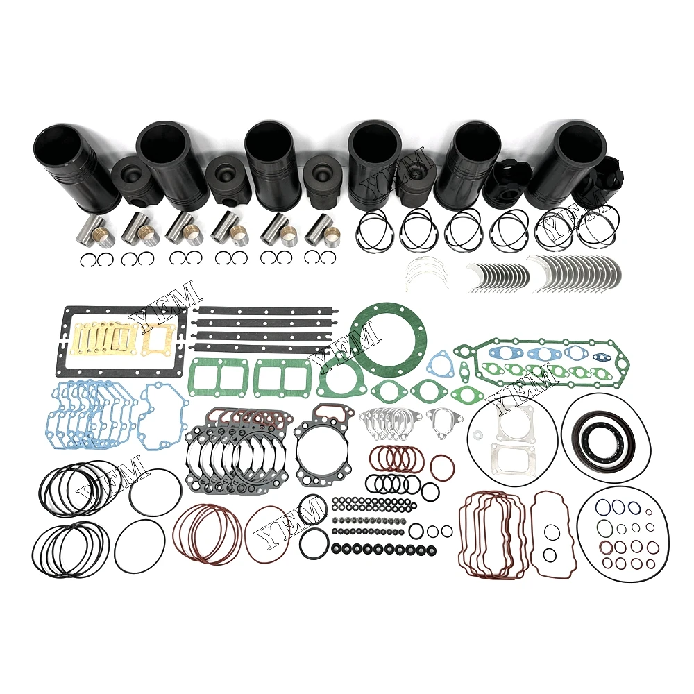 

Long Time Aftersale Service Overhaul Rebuild Kit With Gasket Set Bearing For Komatsu 6D125 Engine Spare Parts