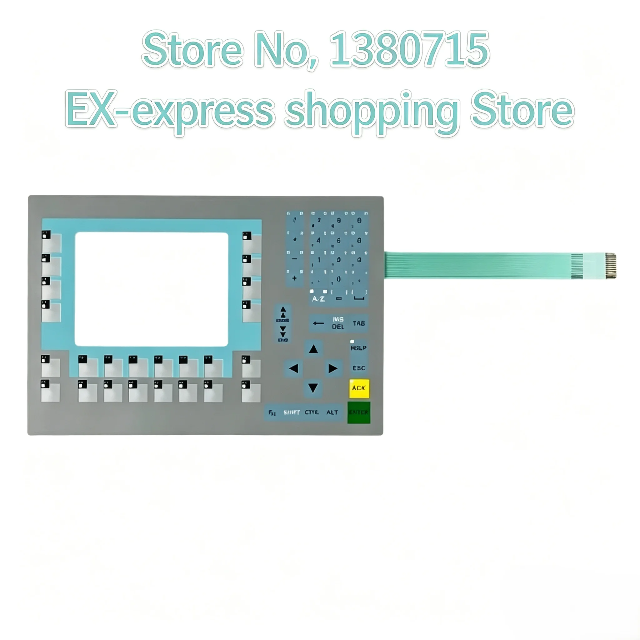 Membrane Keypad Fit 6AV6643-0BA01-1AX0 Industrial Control Panel Keyboard Replacement