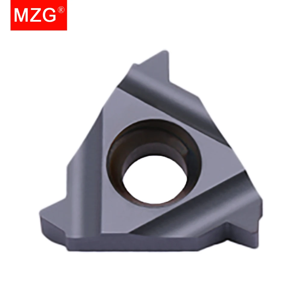 MZG 10pcs 16ER 16IR ISO ZP10 Machining Turning Threading Toolholder CNC External Stainless Steel General Carbide Thread Inserts