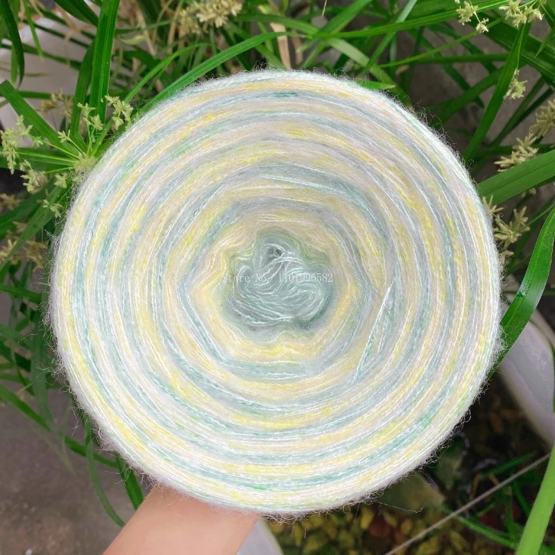 500g Per Ball of Soft Gradient - огляд і ціна Woven Scarf Blanket