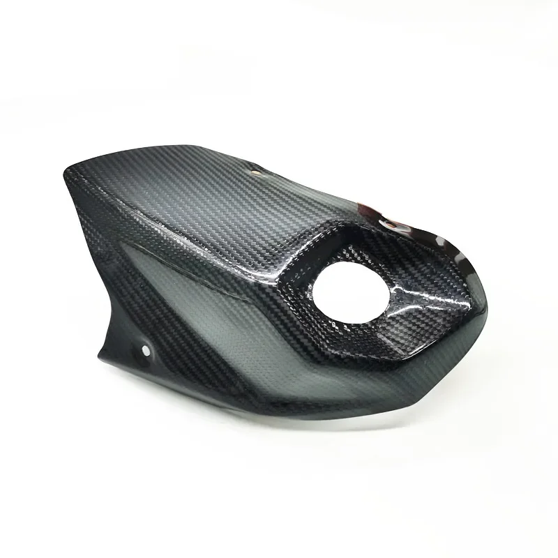 For Benelli Trk 502x 502 Real Carbon Fiber Motorcycle Parts Rear Exhaust Guard Cover