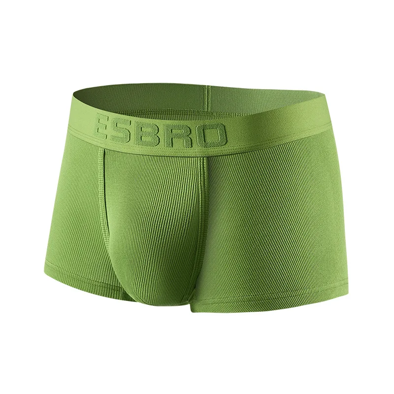 Men's Boxers Thread Sweat-Absorbing Separation U Convex Pouch Underwear High Elastic Soft Trunks Breathbale Shorts Panties