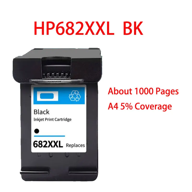 Reemplazo de cartucho de tinta Compatible para impresora HP682 HP682XL HP682XXL HP DeskJet Plus IA 4175 4178