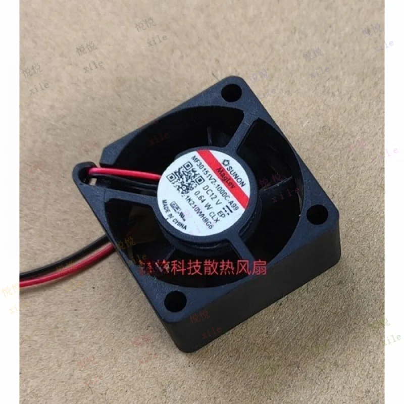 

L+ for SUNON MF30151V2-1000C-A99 3015 12V 0.64W 3CM cooling fan