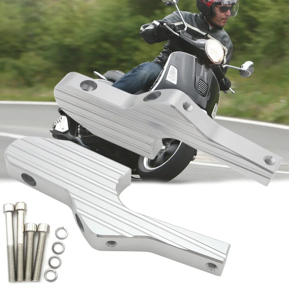 Passenger Foot Peg Extensions Extended Footpegs for Vespa GT GTS GTV 60 125 150 200 250 300 300ie