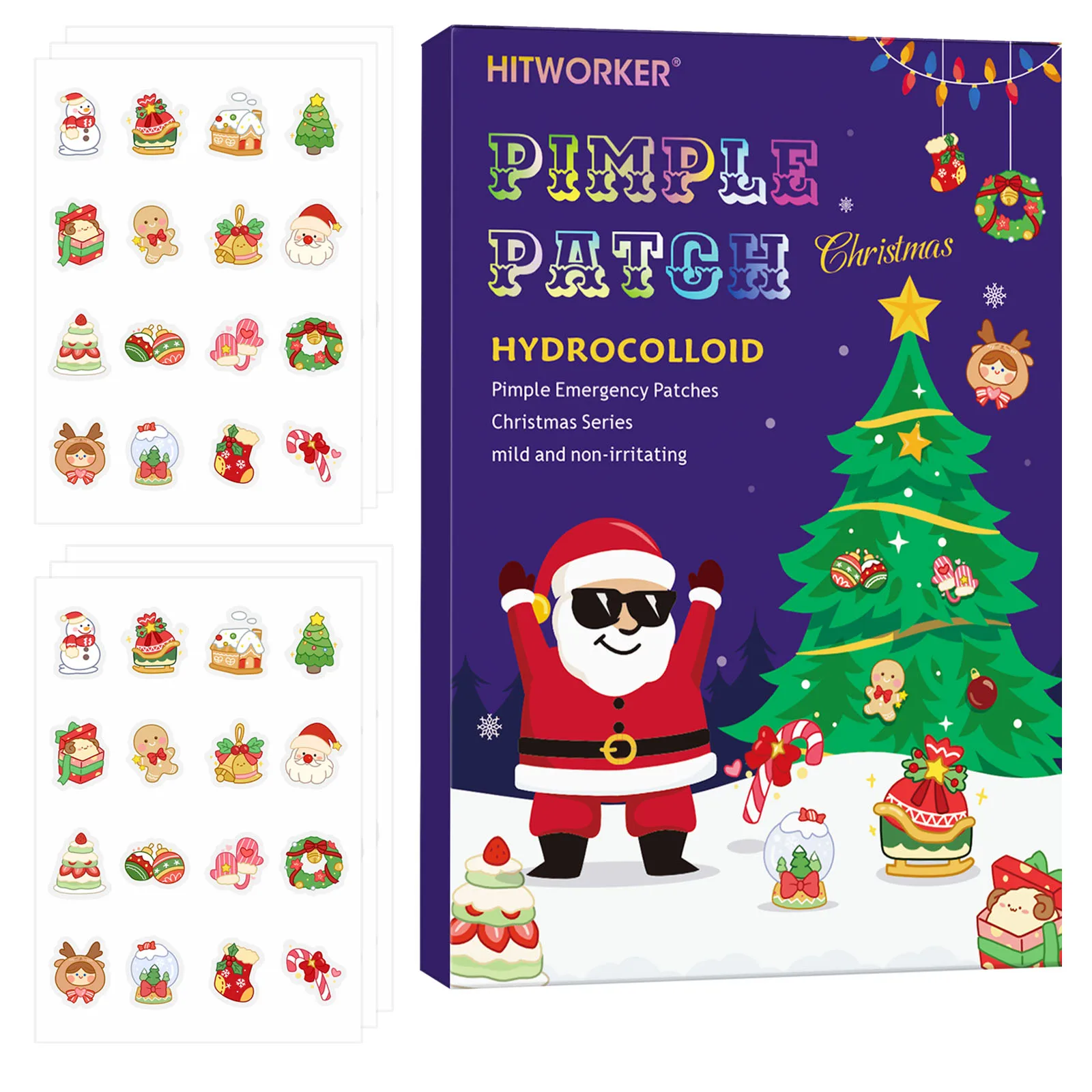 

Hydrocolloid acne patch facial cleansing care essence, tool accessory, invisible and waterproof, suitable for all skin types
