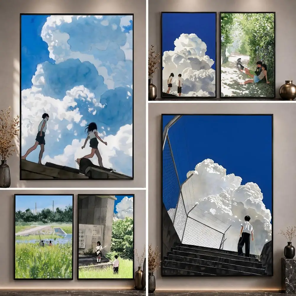 Artist Seong Ryul Watercolor Nostalgia Poster HD PP Waterproof Eco-Friendly For Kitchen Bathroom Wall Art Bedroom Home Decor