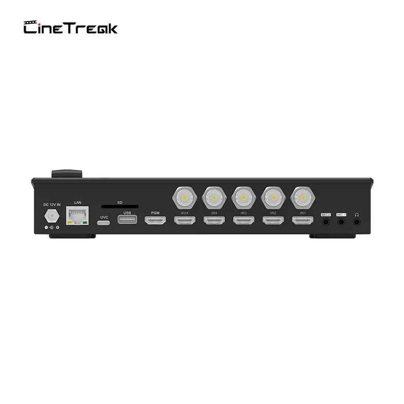 Cinetreak Cinelive C2/C2S Switcher video multi-camera a 5 canali Schermo da 5,5 pollici Registrazione e riproduzione Switcher mixer streaming live