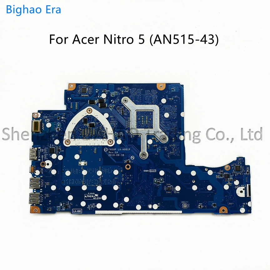 FH50P LA-H901P For Acer Nitro AN515-43G Laptop Motherboard With R5-3550H R7-3750H CPU RX560X 4GB-GPU NB.Q5X11.002 NBQ5X11001