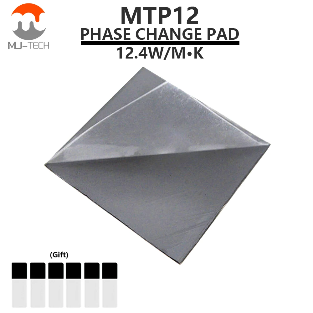 

MJ-TECH MTP12 Термопаста с фазовым изменением 12,4 Вт/мк для процессора, графического процессора Raspberry Pi NAS, паста для радиатора ноутбука