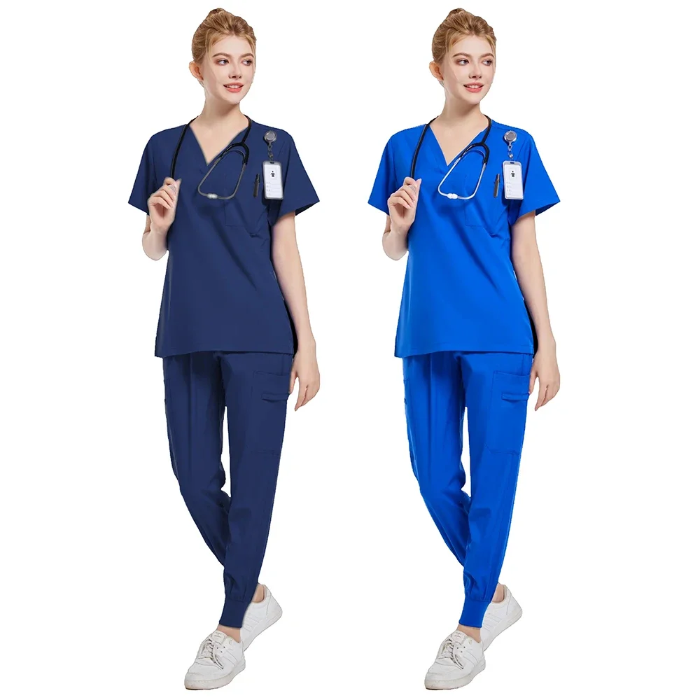 زي نسائي للتمريض متعدد الألوان ، التجميل ، وزرة صالون الأظافر ، عيادة الحيوانات الأليفة ، زي تنظيف ، ملحقات الممرضات ، بيع بالجملة