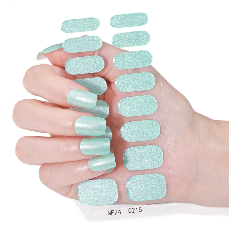 16 نصائح شبه علاج هلام مسمار شرائط سباركلي التسلق DIY بها بنفسك هلام مسمار ملصقات ذاتية اللصق هلام مسمار يلتف غطاء كامل UV مسمار ملصقا