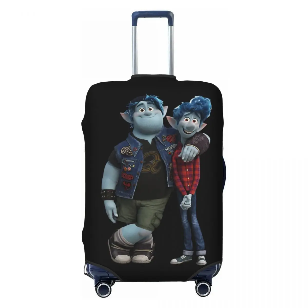 

Ian And Barley Onward Travel Luggage Cover Washable Animated Suitcase Cover Protector Fit 18-32 Inch