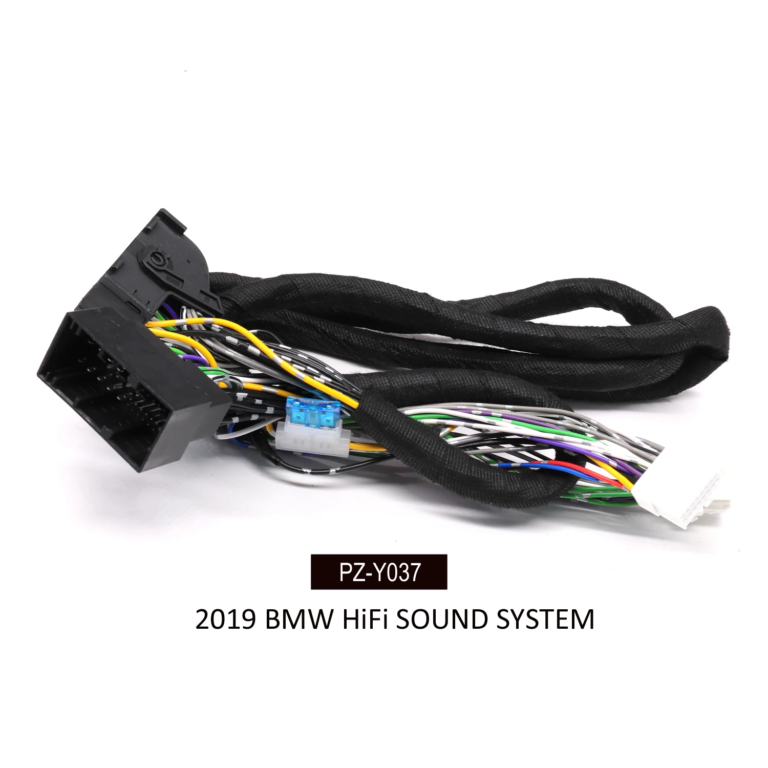 PUZU PZ-Y037 PUZU Car DSP Amplifier Plug &Play harness cable for 2019+ BMW（676）HiFi with RAM system