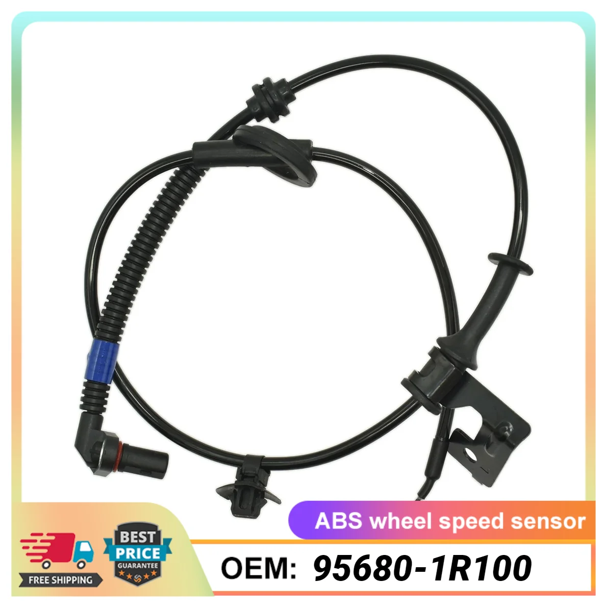 

1PCS 95680-1R100 95680 1R100 956801R100 ABS Wheel Speed Sensor Rear Left For Hyundai Kia Accent L4 1.6L 2011-2017