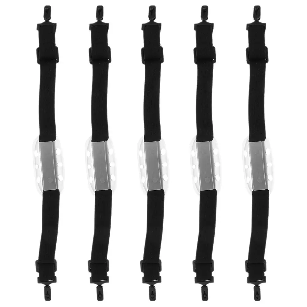 

5 шт. универсальных эластичных ремней для крепления каски с защитной пряжкой для строительных площадок и промышленных работ