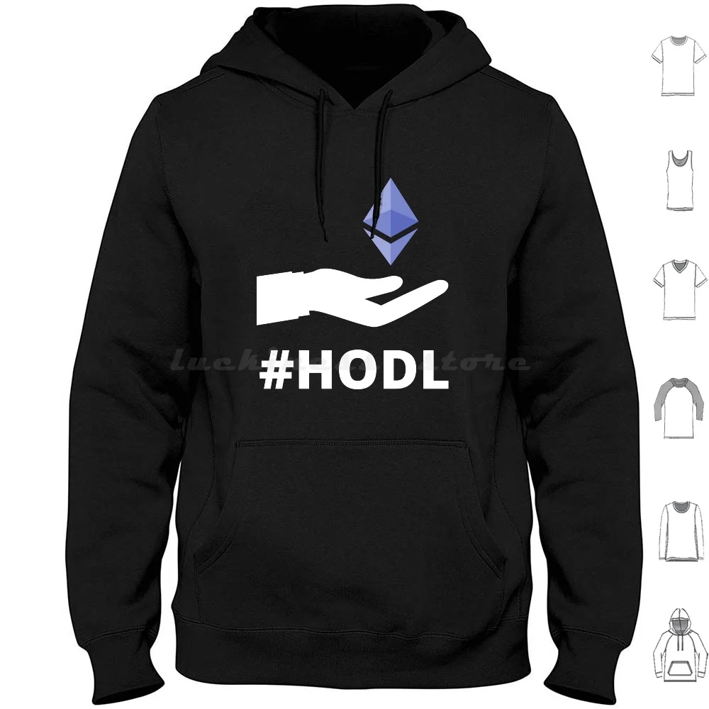 Hodl Ethereum Hoodies à manches longues Ethereum Eth Ethereum Crypto Ethereum Cryptocurrency Eth Crypto Eth