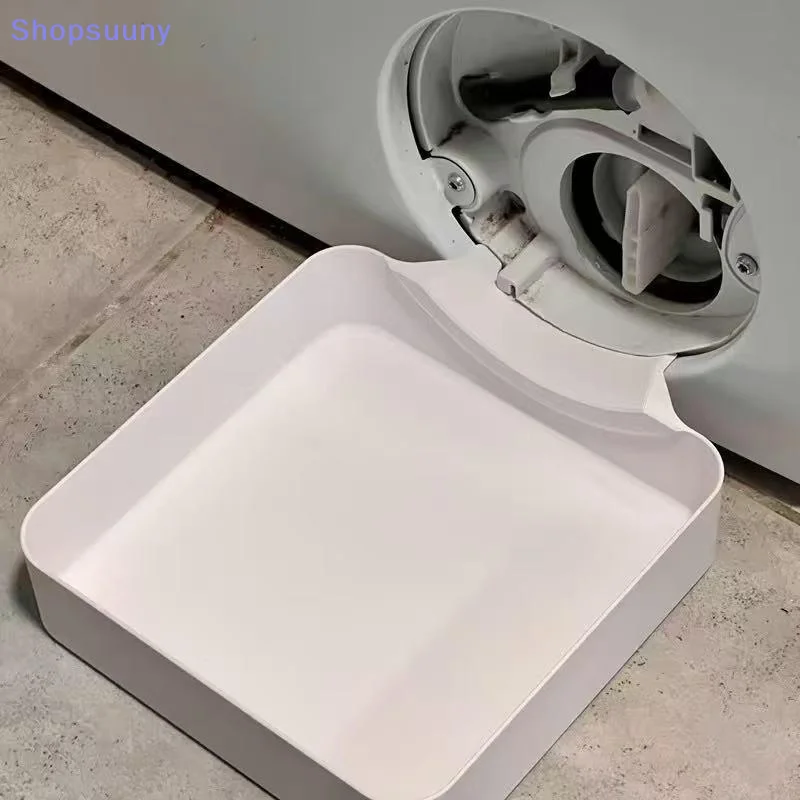 [SU]Washing Machine Drainage Tray 3D Printing Drain Funnel Drip Tray For Cleaning Lint Filters Water Catch Tray Stops
