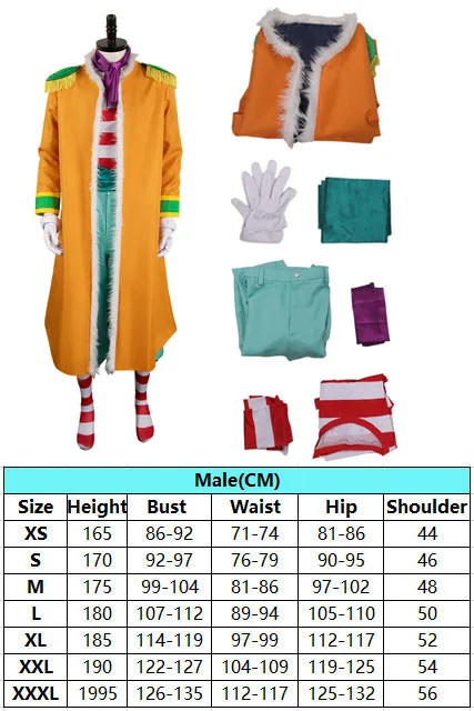 Buggy Cosplay Fantasia Male Costume Anime Pirate Disguise Hat Gloves Coat Scarf Gloves Outfits Adult Roleplay Halloween Suits