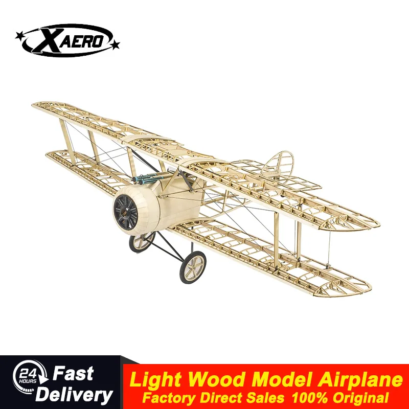 XAERO S30 Fokker Dr.I Triplane Kit WWI German Flying Circus Replica Balsa Wood Fabric Covered RC Aircraft