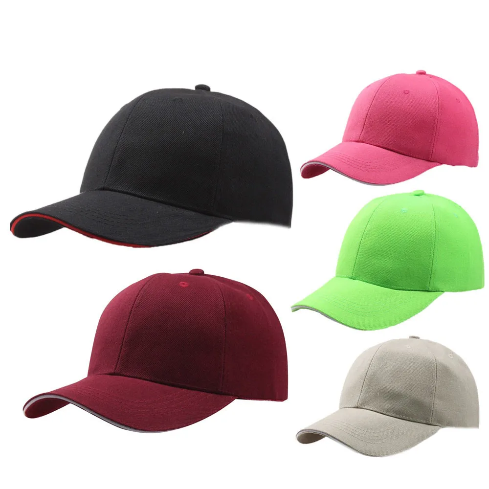 Black Cap Solid Color Baseball Cap Snapback Caps Casquette Hats Fitted Casual Gorras Hip Hop Dad Hats Men Women Unisex