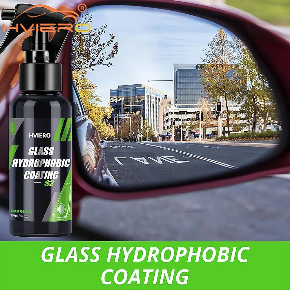 50/100/300ml Glass Long Lasting Ceramic Windshield Nano Hydrophobic Protection Coating Safe Driving Clear Vision Car Accessorie