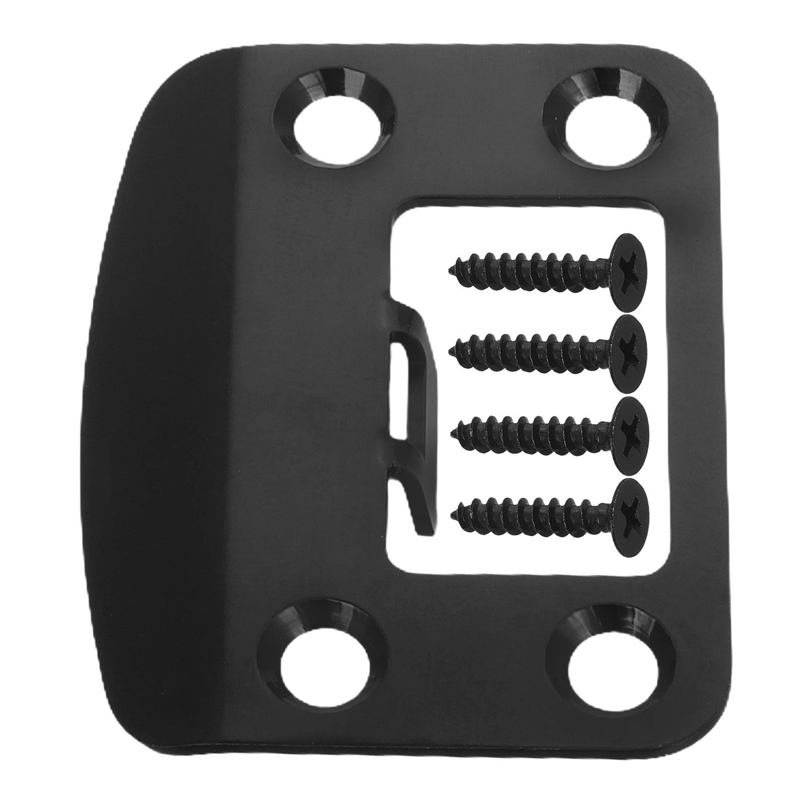 

Gusset Plate Guide Piece Door Latch Reinforcement Black Stainless Steel Frame Strike Striker Plates Interior Doors Standard