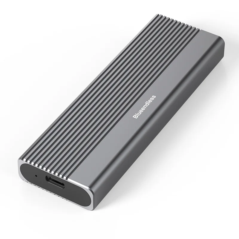 

M2 dual protocol SSD case nvme/sata tool-free ssd aluminum alloy case mobile hard disk case