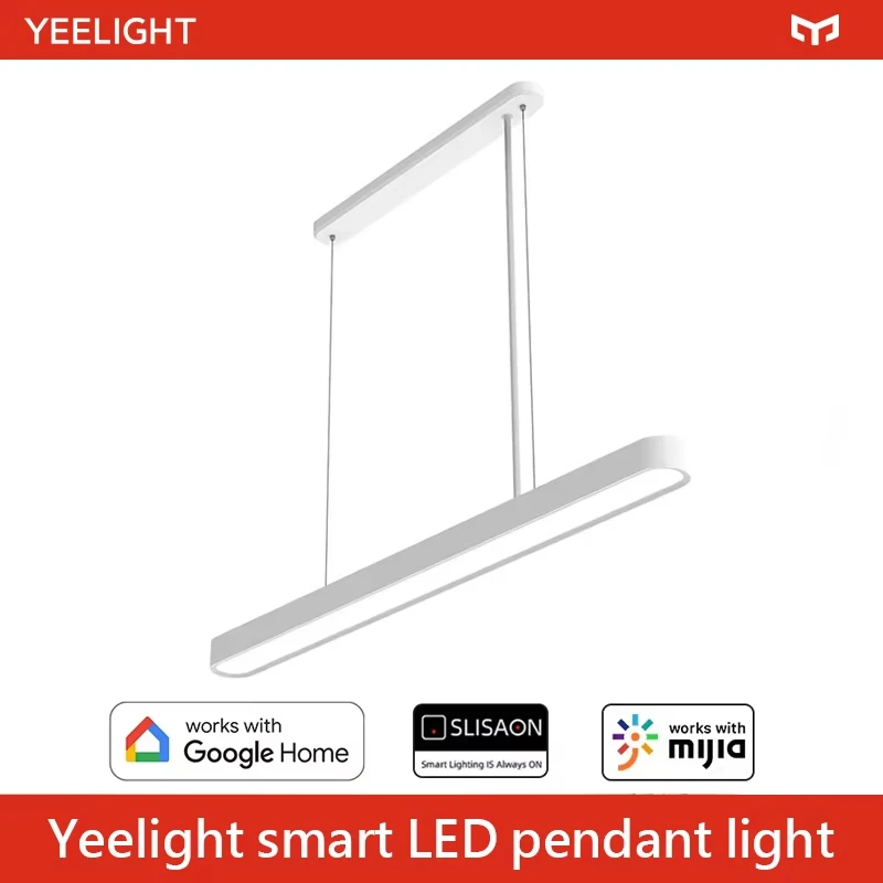 Yeelight Smart LED Pendant Light Ra95 Eye Care RGB Ceiling Fantasy Streamer Long Strip Light Dining Chandelier 2700K-6000K 33W