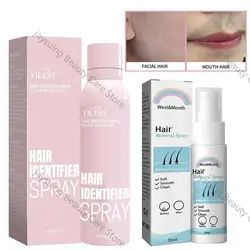 Hair Identifier Spray For Face Shaving Gentle Formula Face Shaving Spray Hair Removal For Sensitive Skin Effective Facial Hair
