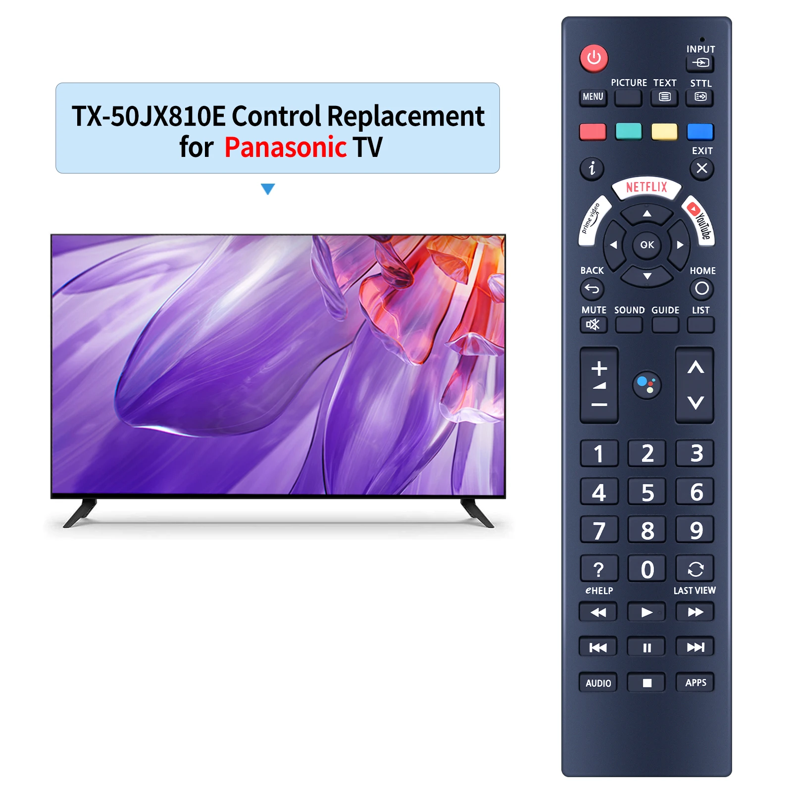 New R3PA23 Remote Control For Panasonic TV 398GR08BEPSN0002UI Without Voice