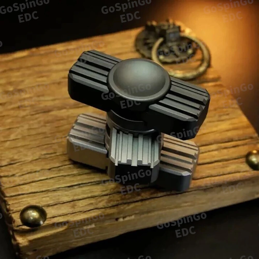 T·CITY EDC 피젯 스피너 스테인리스 스틸 피젯 토이 성인용 메탈 오리지널 디자인 불안 완화 기구