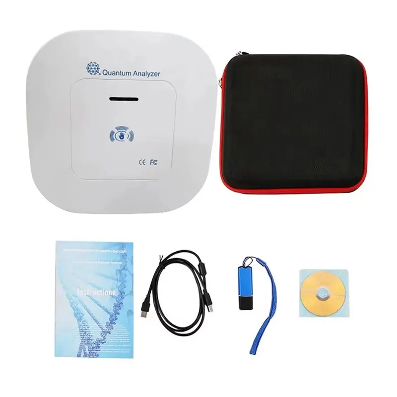 2X 10G الكم الرنين المغناطيسي محلل مجموعة اليد اللمس الكم الجسم محلل مع 52 تقرير لاختبار الصحة الفرعية 10Th