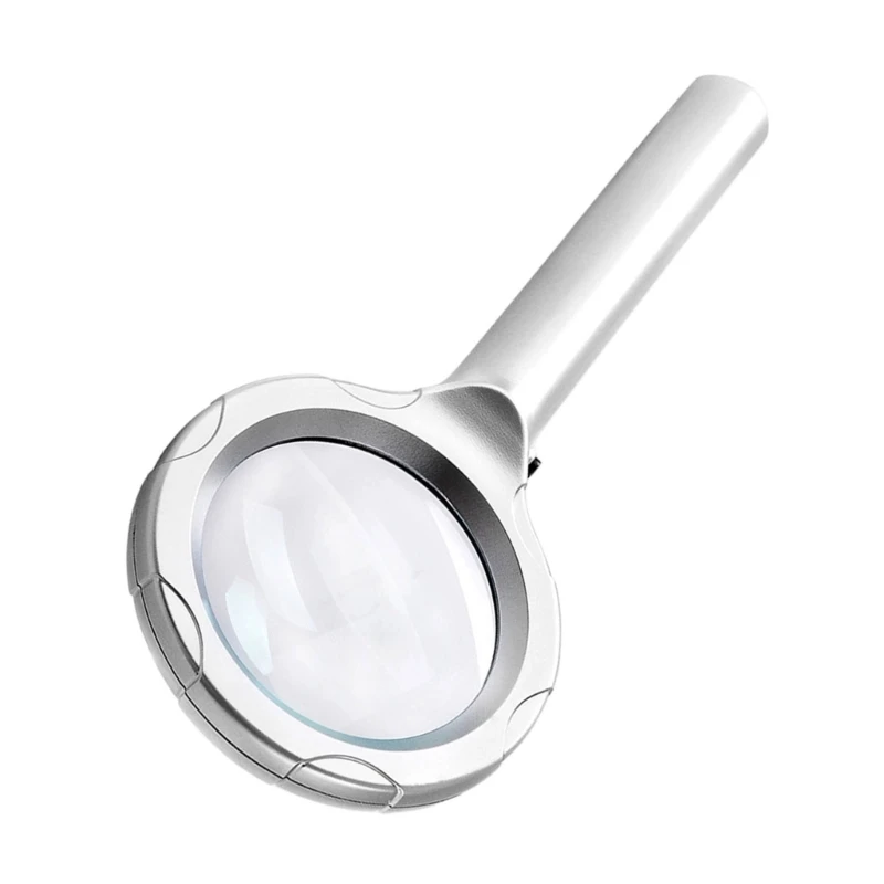 Q2Q4 Glass Including 6 LED Lights 4X Lens for Elderly Comfortable Reading