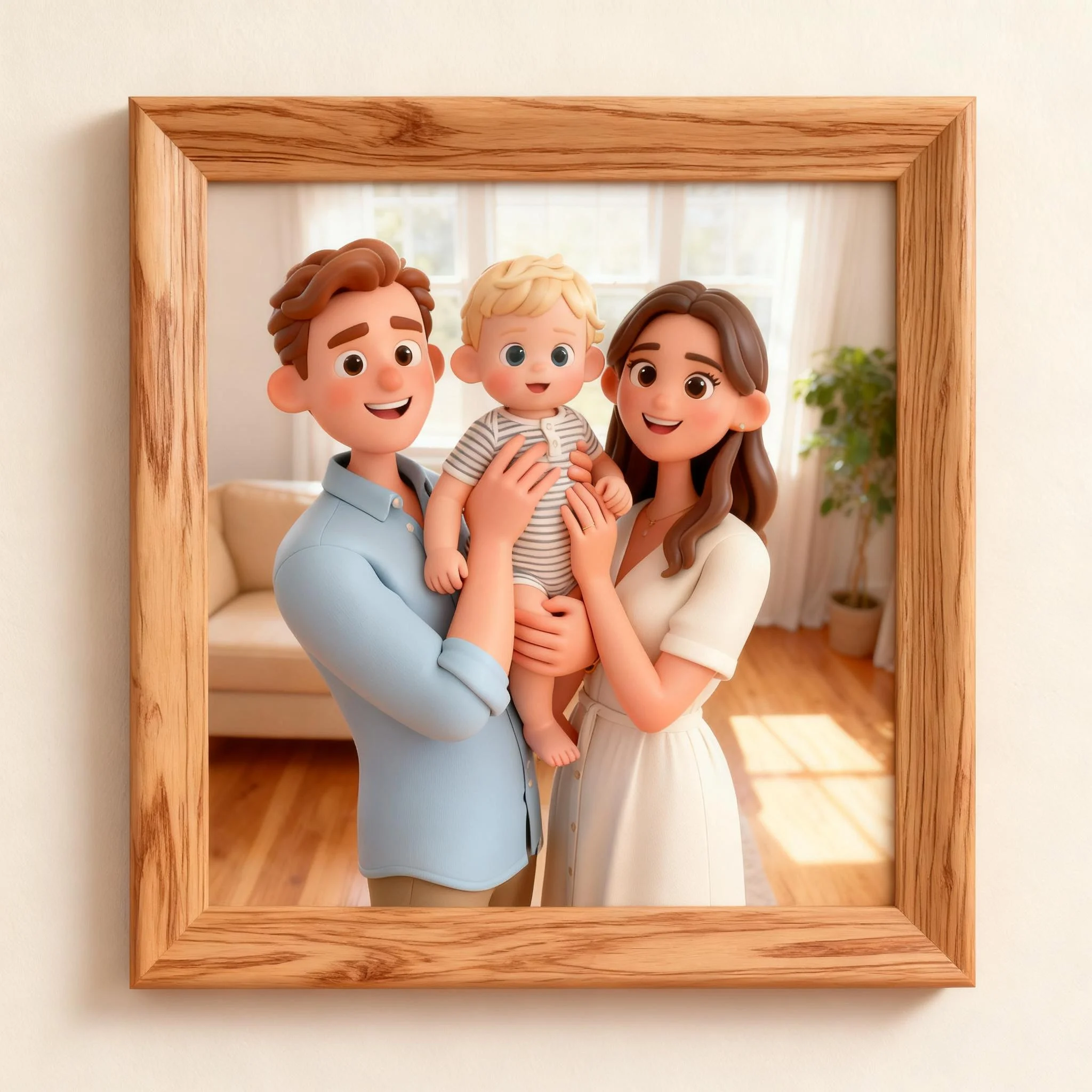 مخصص الكرتون نمط قماش المشارك المطبوعة صورة زوجين الأسرة الحيوانات الأليفة شخصية اللوحة لغرفة المعيشة الحديثة ديكور المنزل