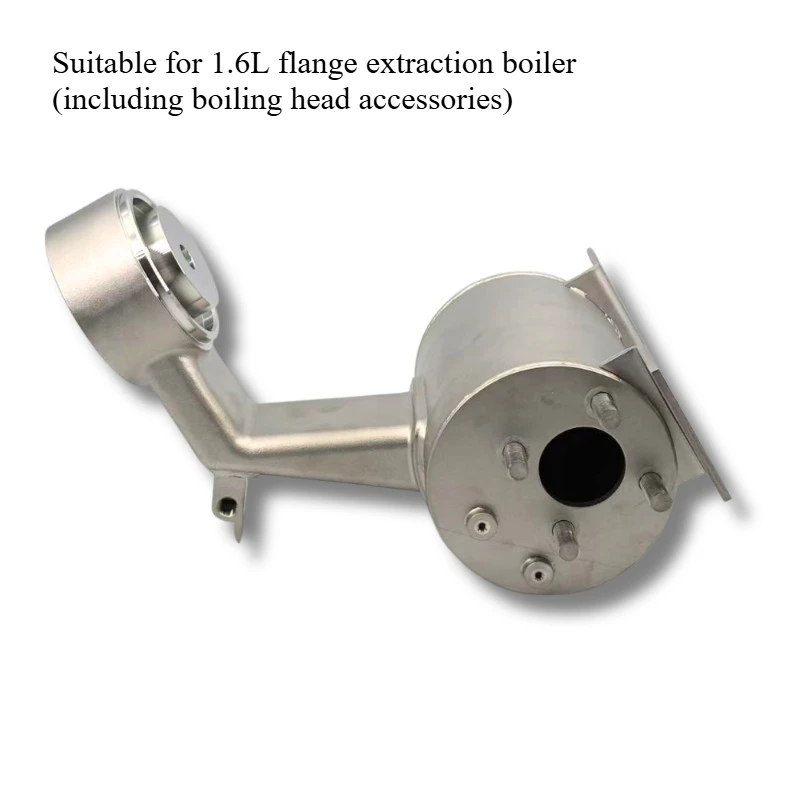 

Applicable To Coffee Machine Saturated Extraction Boiler Steam Boiler Hot Mom Stainless Steel 1.6L Flange Extraction Boiler
