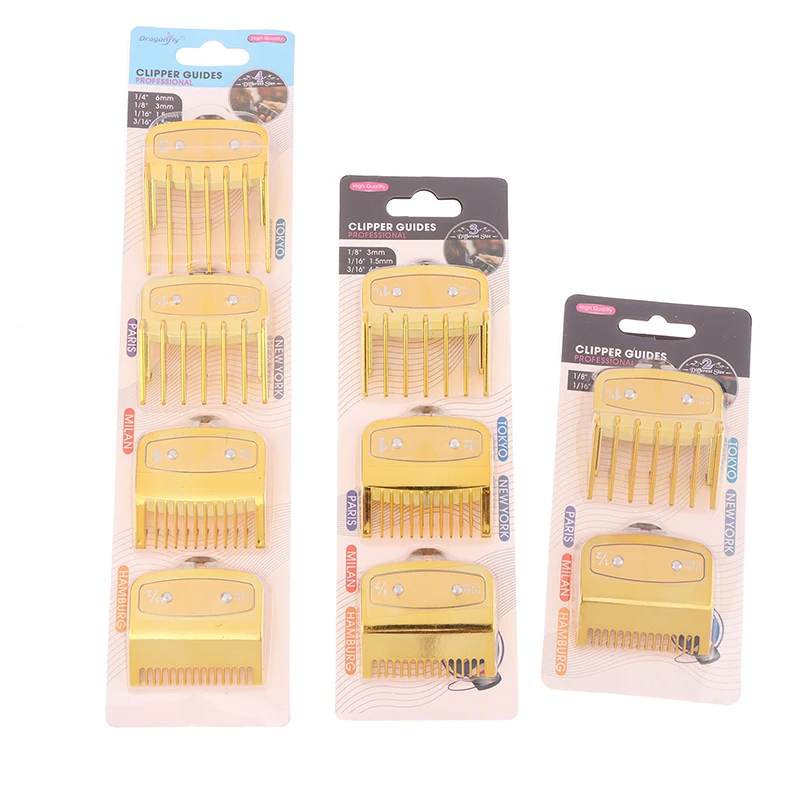 1Set 2/8/10Pcs Universal Hair Clipper Guards For Hair Clippers Barber Accessories Professional Trimmer Attachment Limit Combs