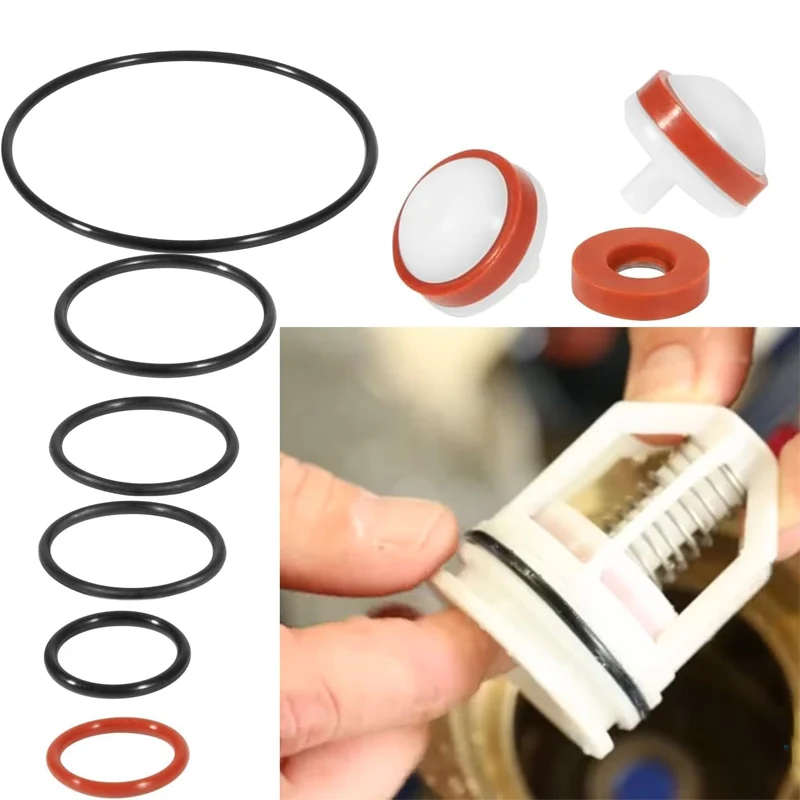 0887297 Complete Rubber Kit For Watts 1/4"-1/2" 009, LF009 Total Rubber Repair Kit Reduced Pressure Zone Assembly Series 009