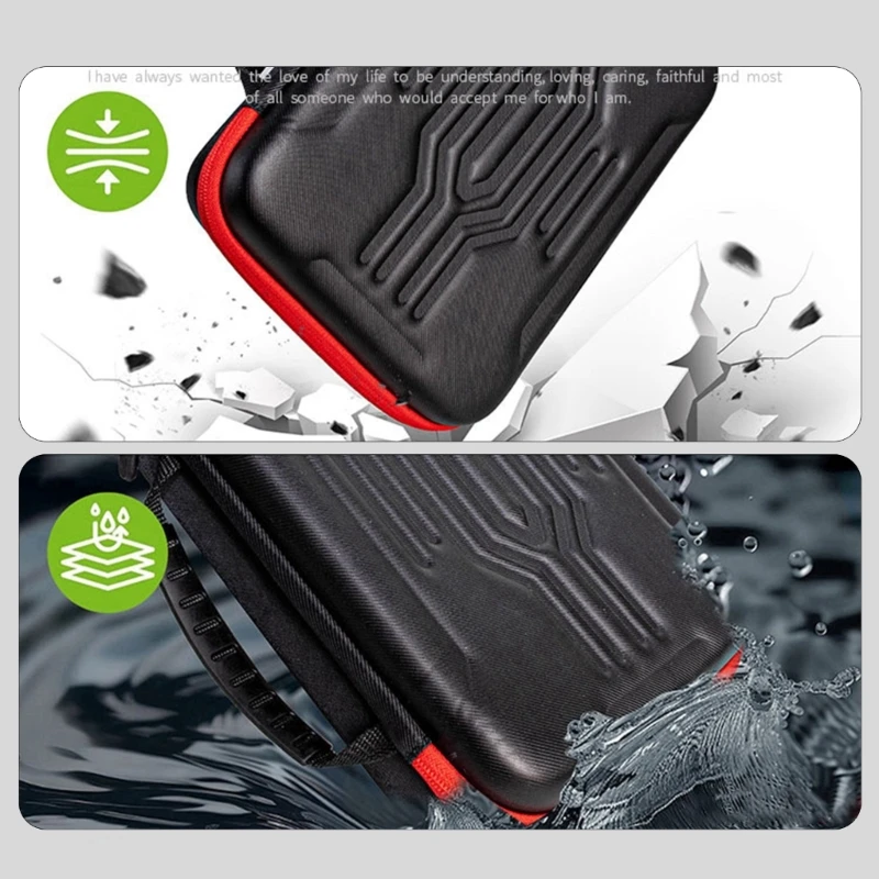 Portable EVA Hard Carrying Storage Box Case Waterproof Pouches for Zoom H2N/H5/H4N/H6/F8/H8 Recorders Dropship