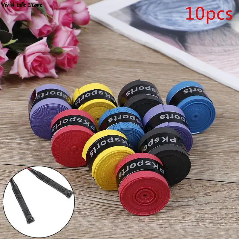 10Pcs/lot 115CM*2.5CM Random Anti-slip Racket Fish Rods Over Grips Insulation Sweatband For Tennis Badminton Sport