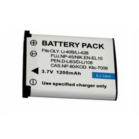 3.7V 1200mAh Li-42B Li 42B Battery Rechargeable Camera Battery for Olympus for FUJIFILM NP-45 NP 45 NP45 NP 45A 45B 45S EN-EL10