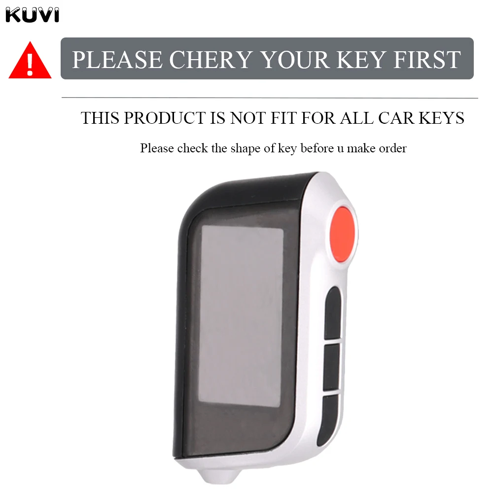 For Starline A93 A63 Russian Version Two Way Car Alarm LCD Remote Controller Keychain Fob Cover High Quality TPU Key Case