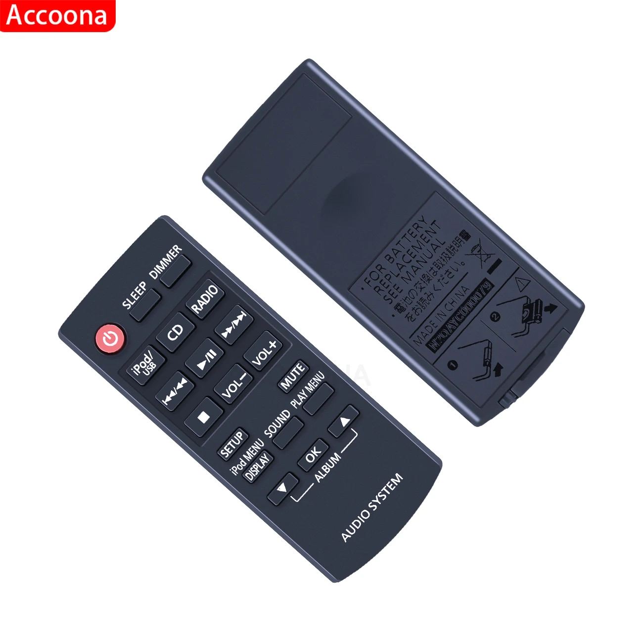 Remote Control For Panasonic N2QAYC000077 N2QAYC000079 SC-HC28 SC