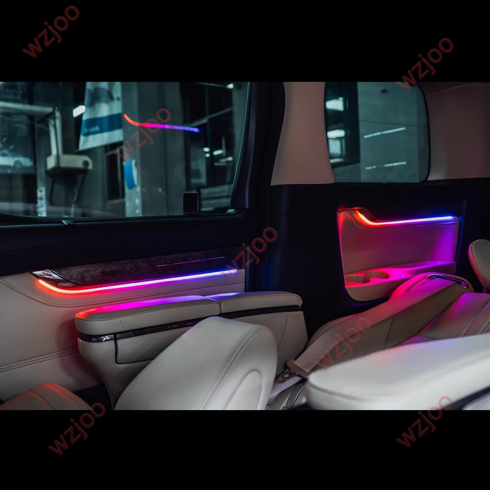 1:1 Mold LED Safety assistance systems Dynamic Ambient Lighting For Toyota Alpha Vellfir 2015-2024 Auto Interior Decoration