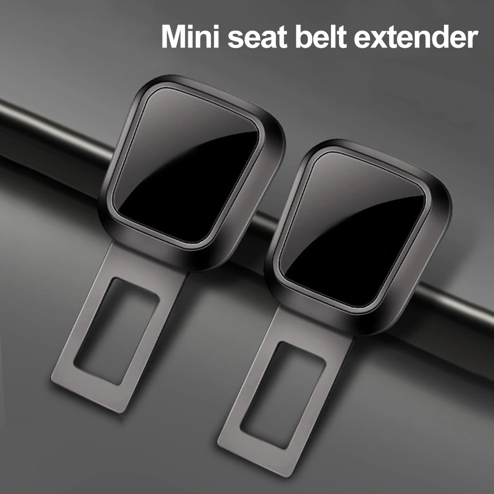 Car Seat Belt Extension Shoulder Straps Extender Button Universal for Tesla Porsche Mercedes Benz Car Interior Accessories