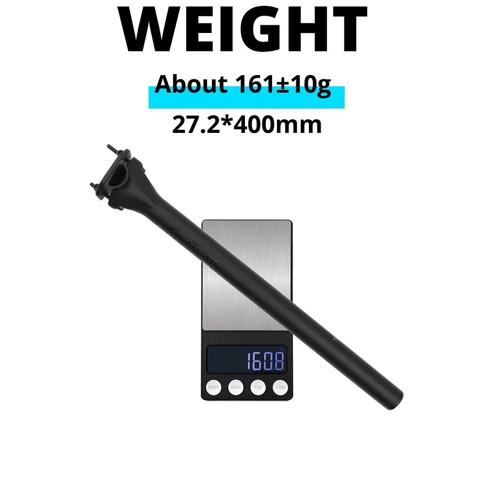 

ULLICYC Ultralight 160g Bicycle Carbon Seatpost,MTB/Road Bike Seating Tube,27.2/30.9/31.6mm,carbon clamp Cycling Seatpost Parts
