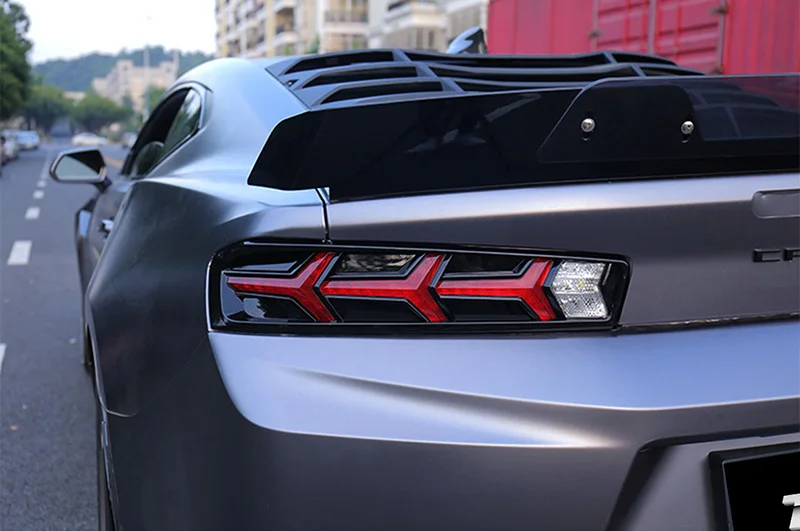 쉐보레 카마로 2016-2019용 자동차 테일 램프 후미등 액세서리 개조 LED 테일램프 테일 라이트