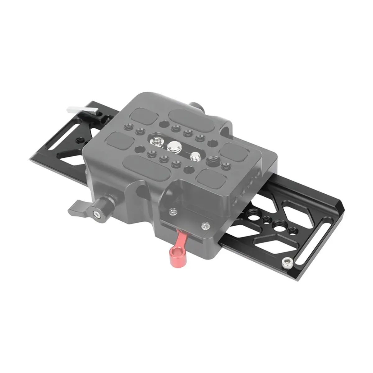 Camera Dovetail Plate with 20cm Long Bottom Dovetail Plate, Safety Pin, Stopper Screw for Camera Tripod Mounting Plat