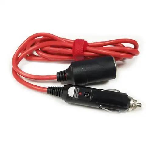 차량용 담배 라이터 연장 케이블 코드, 고출력 범용 15A 퓨즈, 180W 길이 1.8M, 6FT, 12V, 24V, 자동차 액세서리